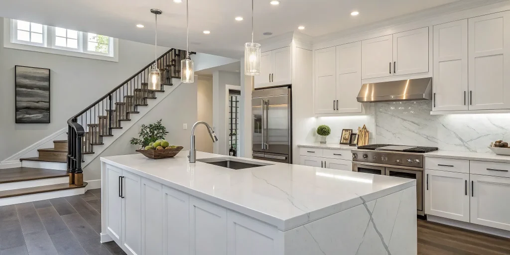 A modern kitchen remodel is the result of hiring one of the best kitchen remodeling companies.