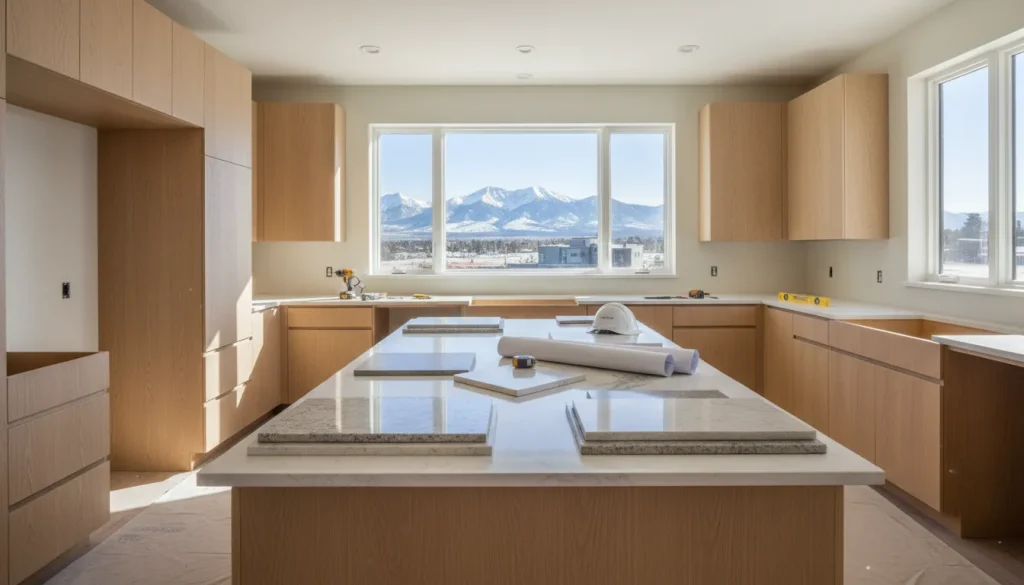 Kitchen remodel contractors Denver planning a modern kitchen renovation