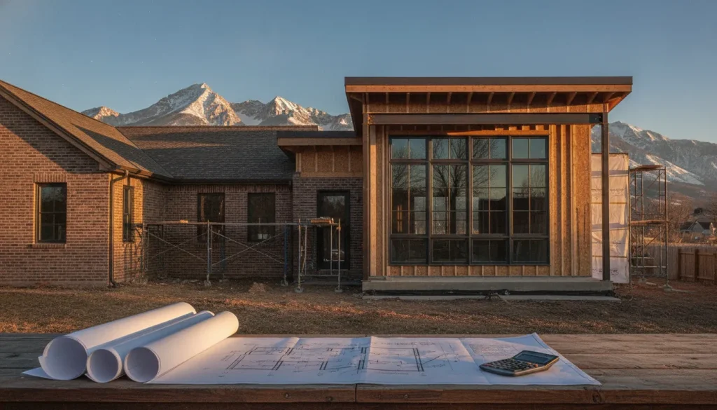 Denver home addition project with planning documents